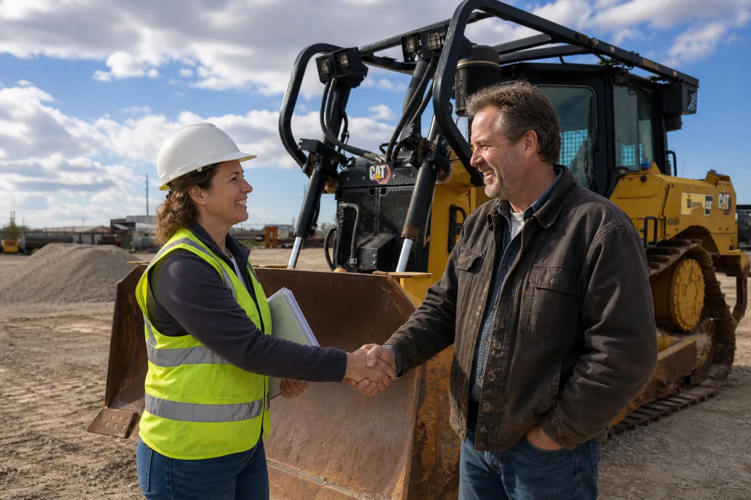 Handshake with Cat D6
