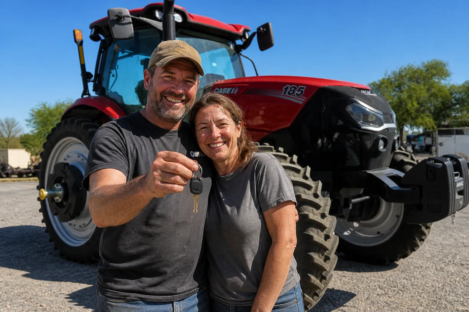 Couple with Keys Case IH Puma