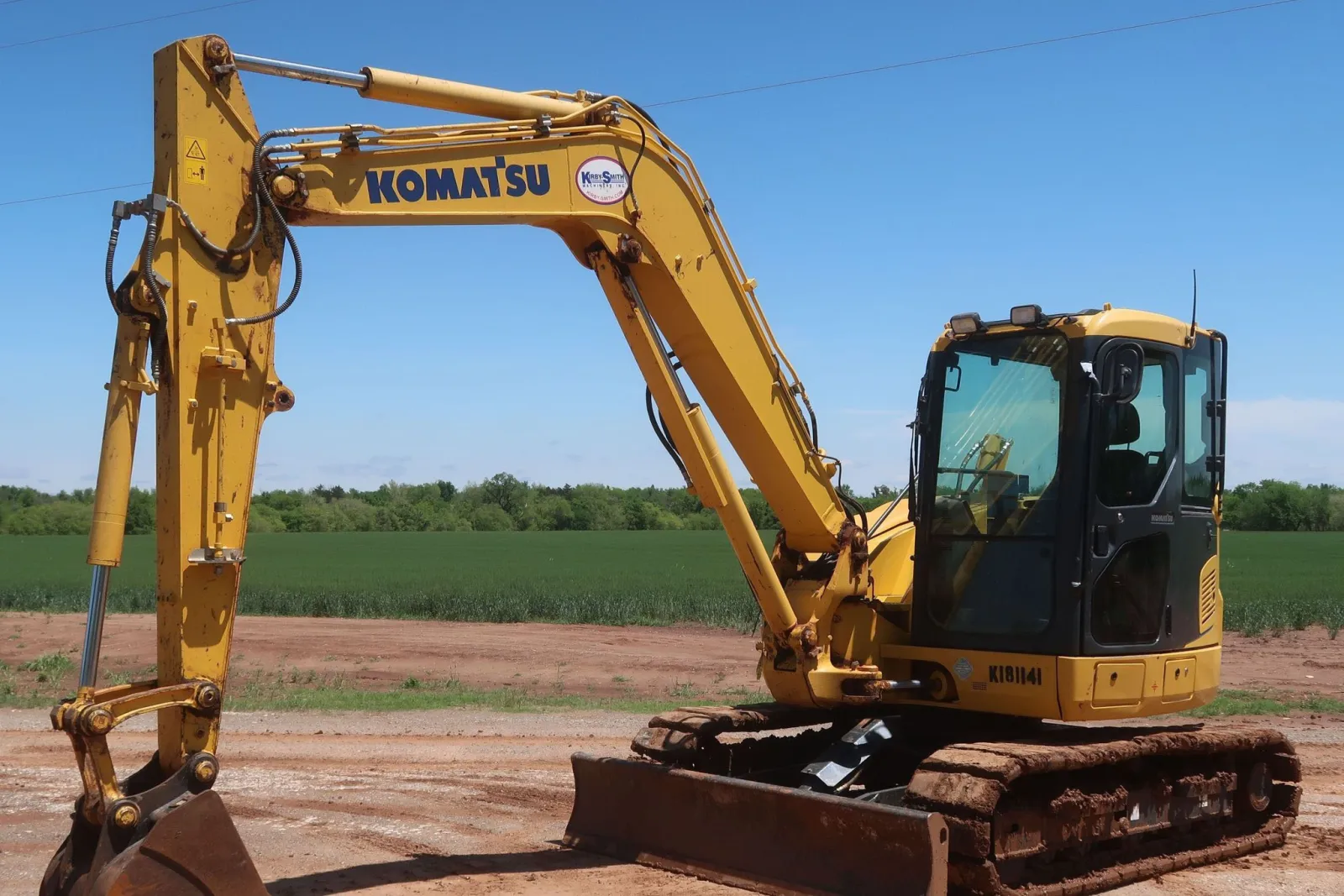 2018 Komatsu PC88MR-10 Mini Excavator