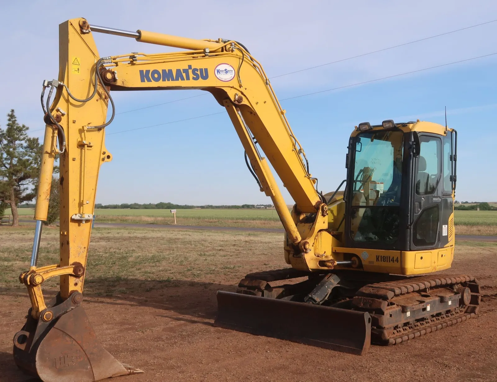 2018 Komatsu PC88MR-10 Mini Excavator